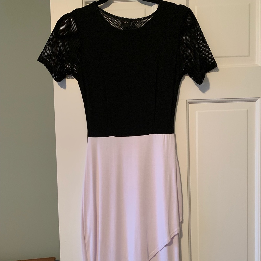 White and Black Dress